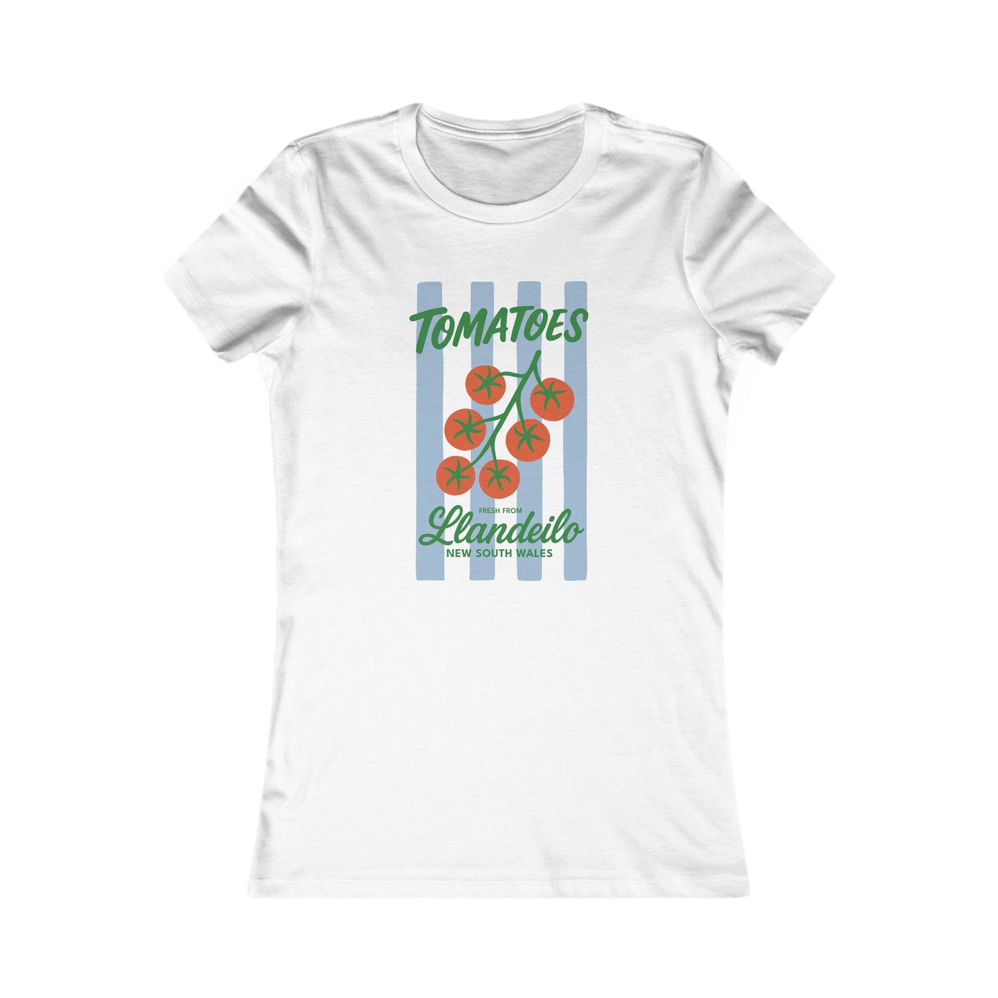Women's Vintage Tomato Tee - Llandeilo New South Wales