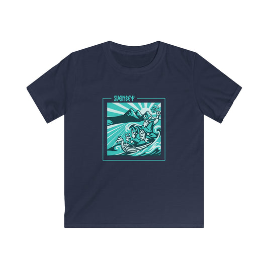 Kids Viking Graphic Tee — 'Sveinsey' - Swansea T-Shirt