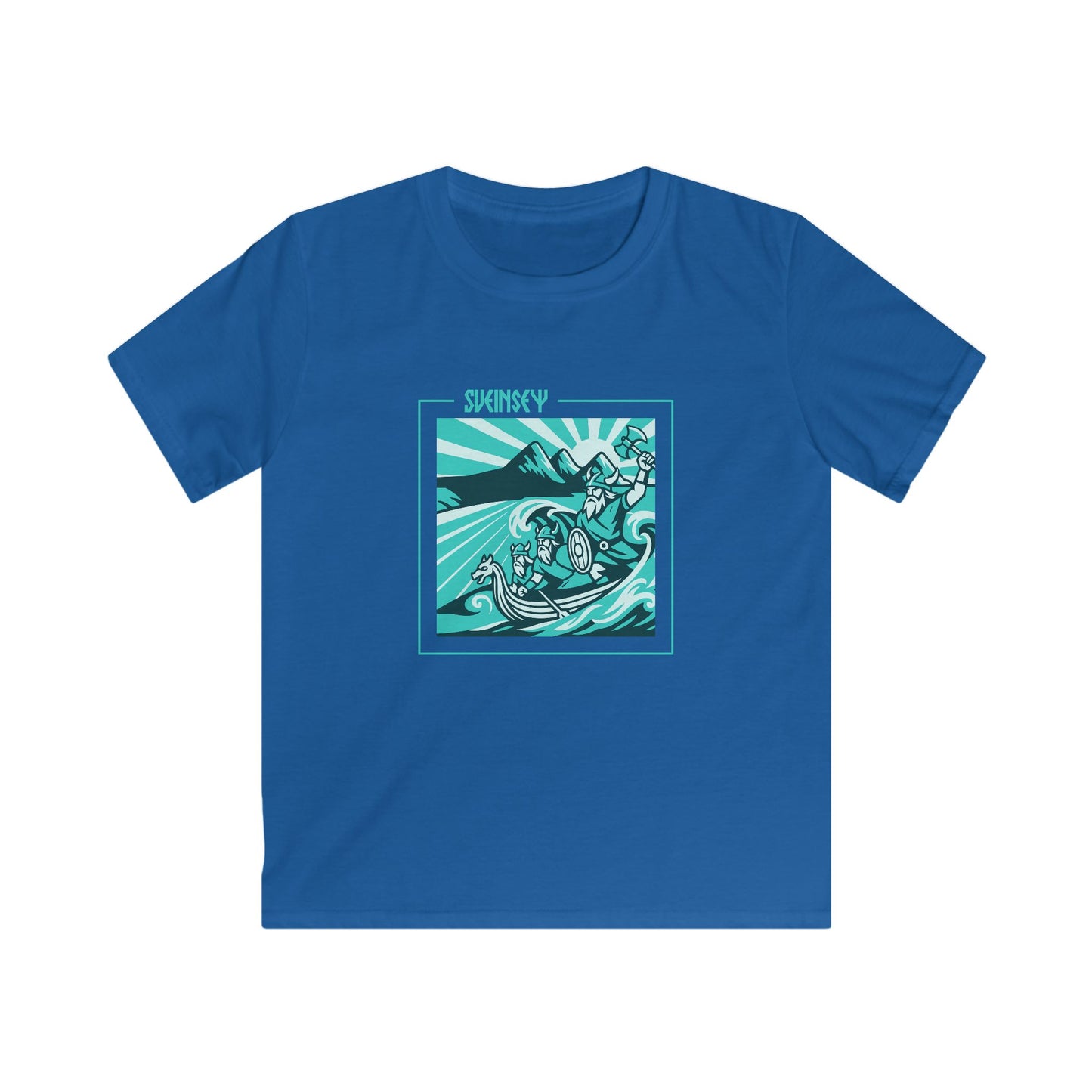 Kids Viking Graphic Tee — 'Sveinsey' - Swansea T-Shirt