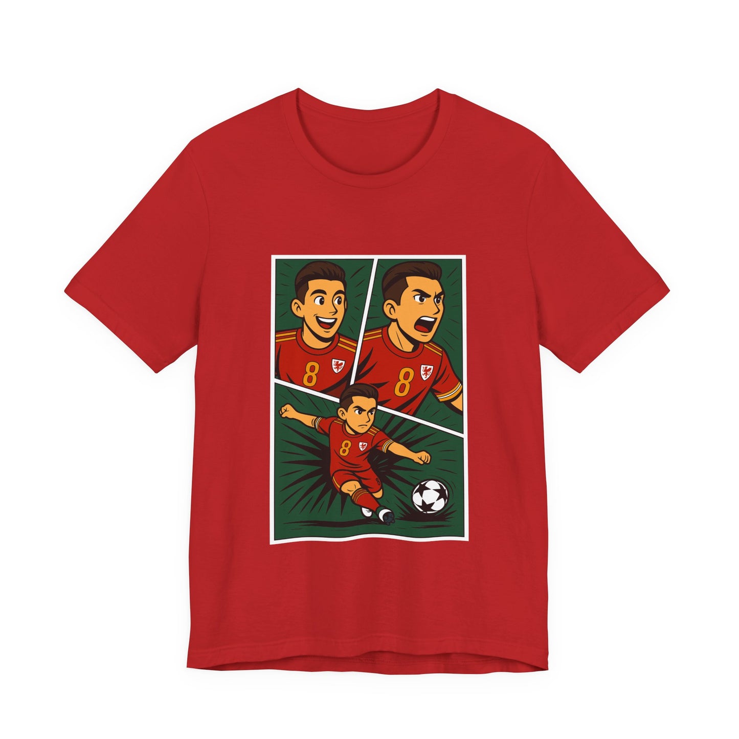 Harry Wilson Wales Football Graphic T-Shirt (Unisex)