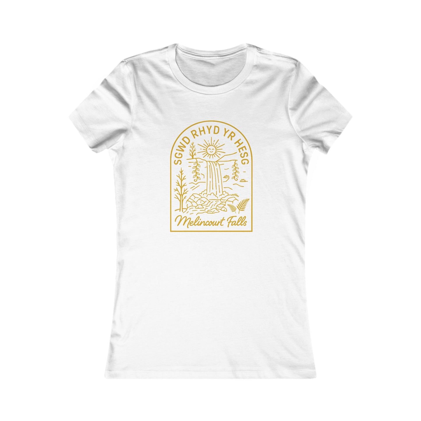 Women's Melincourt Falls Tee - 'Sgwd Rhyd Yr Hesg'