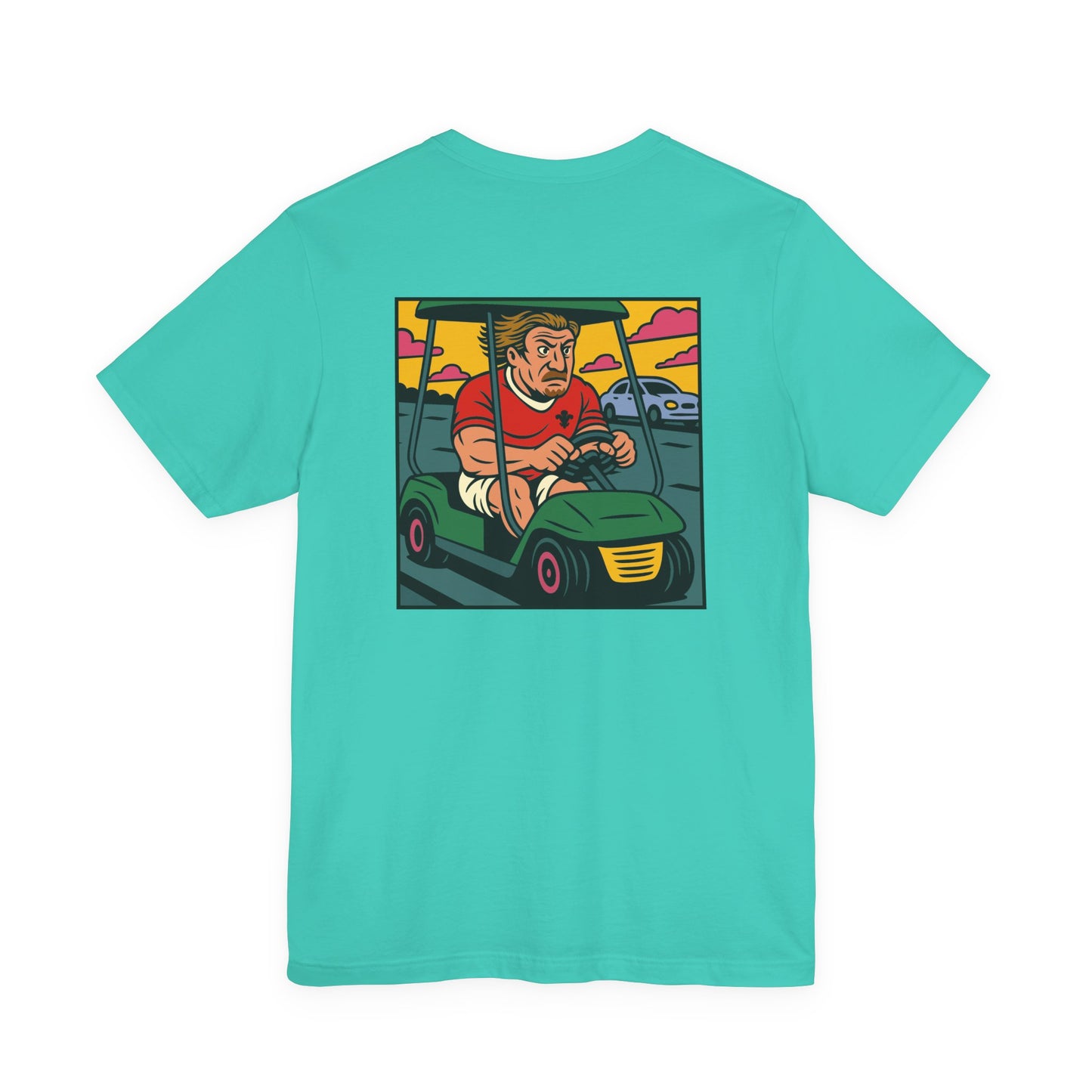 Life in the Fast Lane - Vintage Andy Powell Golf Buggy Tee —Welsh Rugby T-Shirt