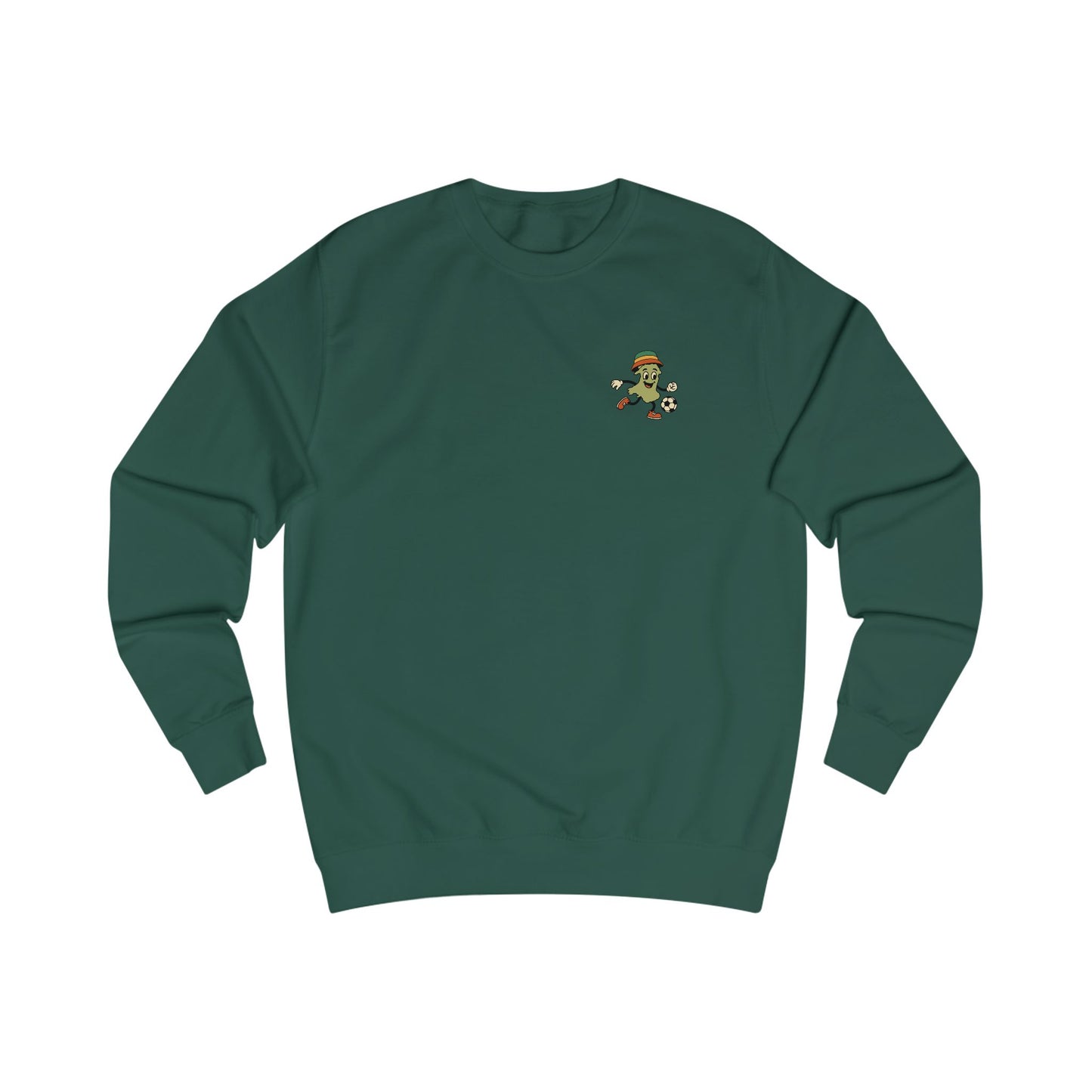 Retro Wales Map Football Crewneck Jumper (Unisex)