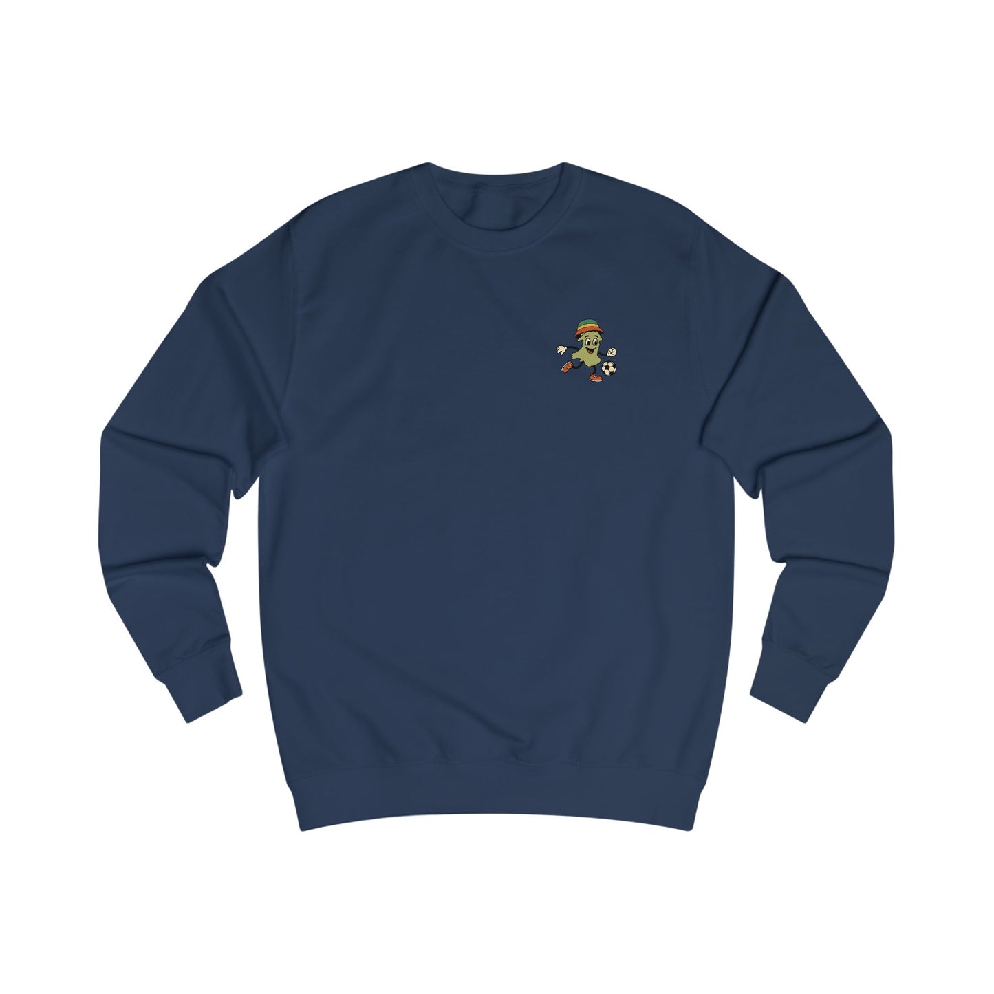 Retro Wales Map Football Crewneck Jumper (Unisex)
