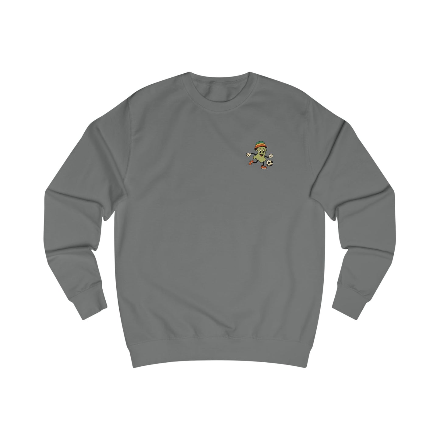 Retro Wales Map Football Crewneck Jumper (Unisex)