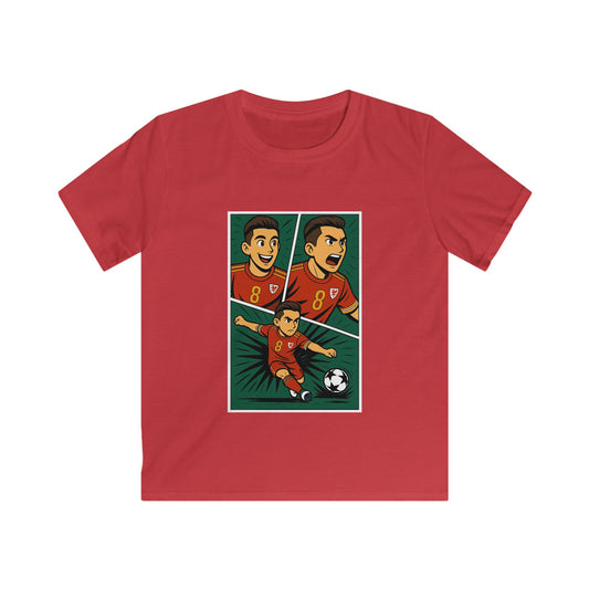 Kids Harry Wilson Anime-Inspired T-Shirt - Welsh Football Tee