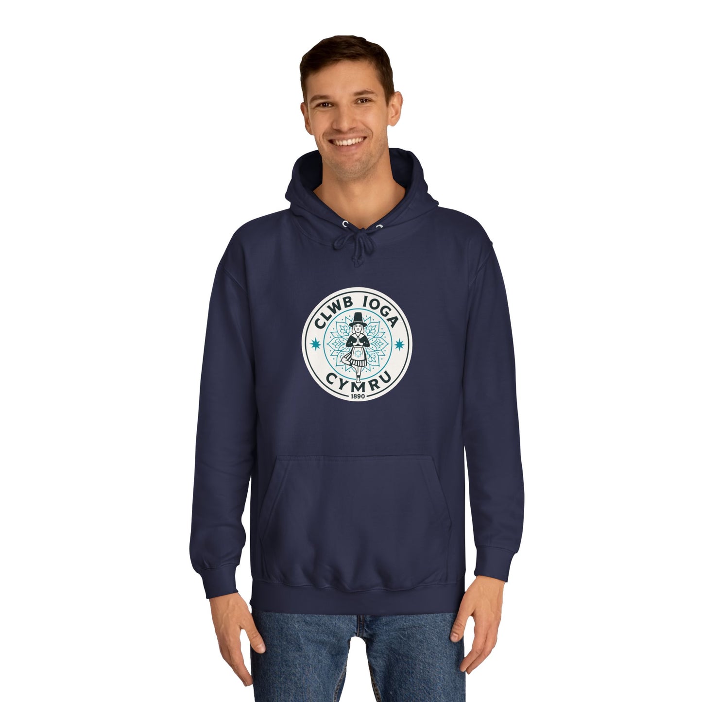 "Clwb Ioga Cymru" Vintage Unisex Hoodie