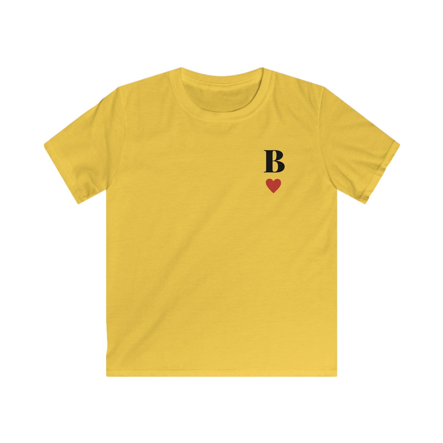 Kids 'Brenhines' T-Shirt - Welsh Queen of Hearts Playing Card Graphic Tee (Double Sided)