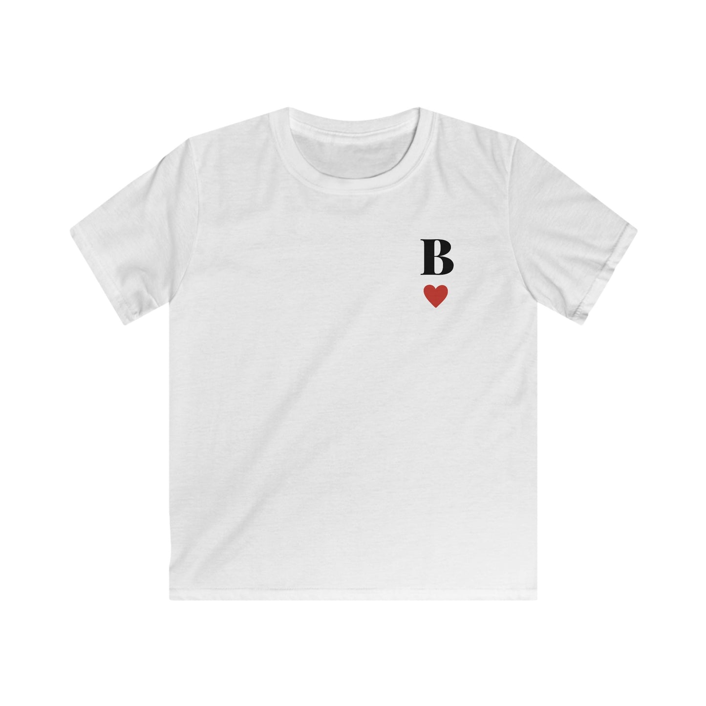 Kids 'Brenhines' T-Shirt - Welsh Queen of Hearts Playing Card Graphic Tee (Double Sided)