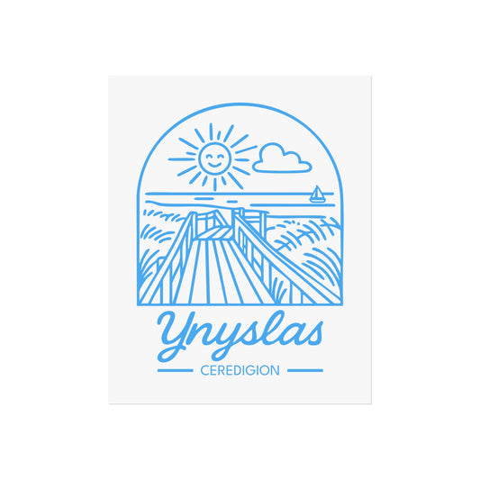 Ynyslas Beach Fine Art Poster - Ceredigion Print