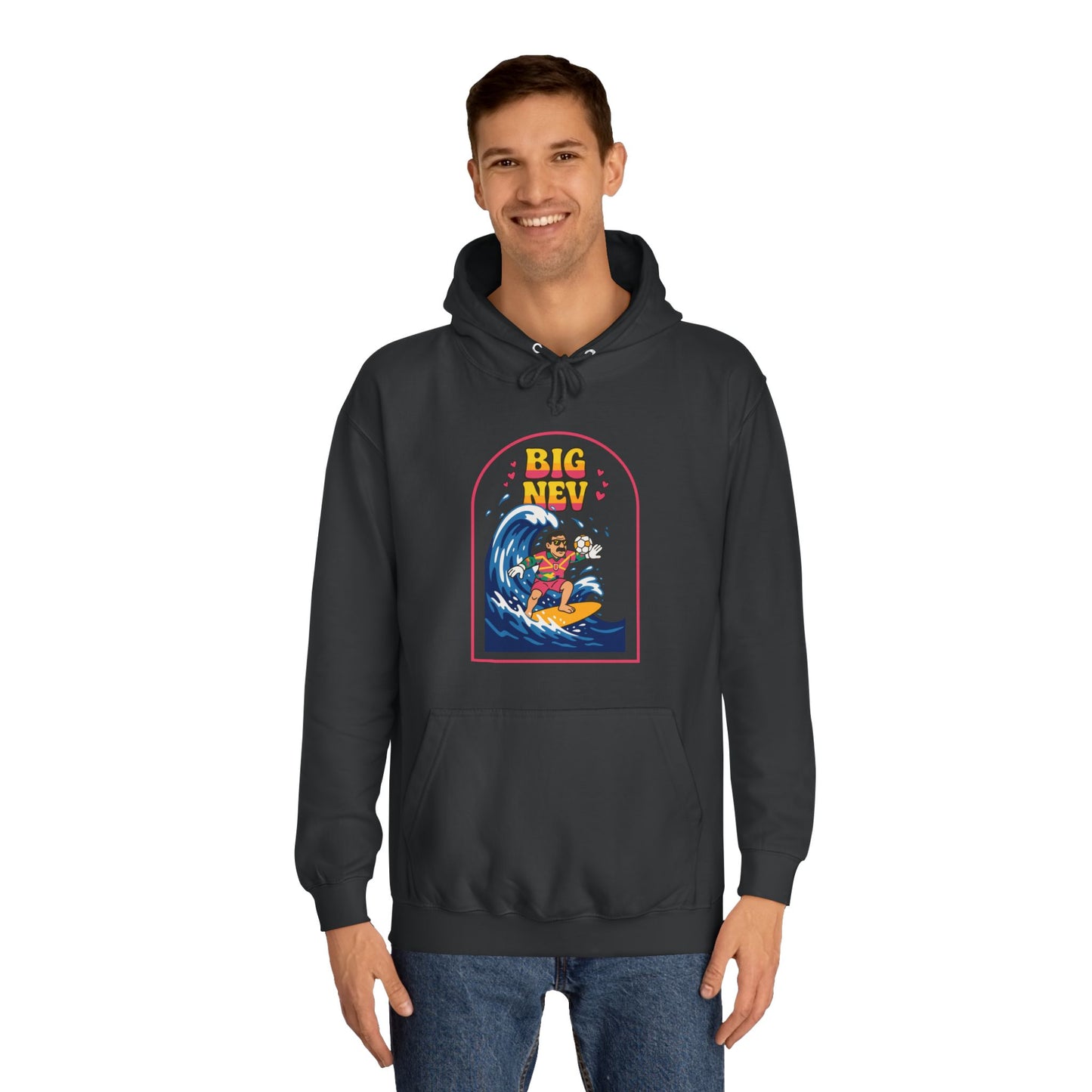 Neville Southall Retro Surfing  Hoodie (Unisex)