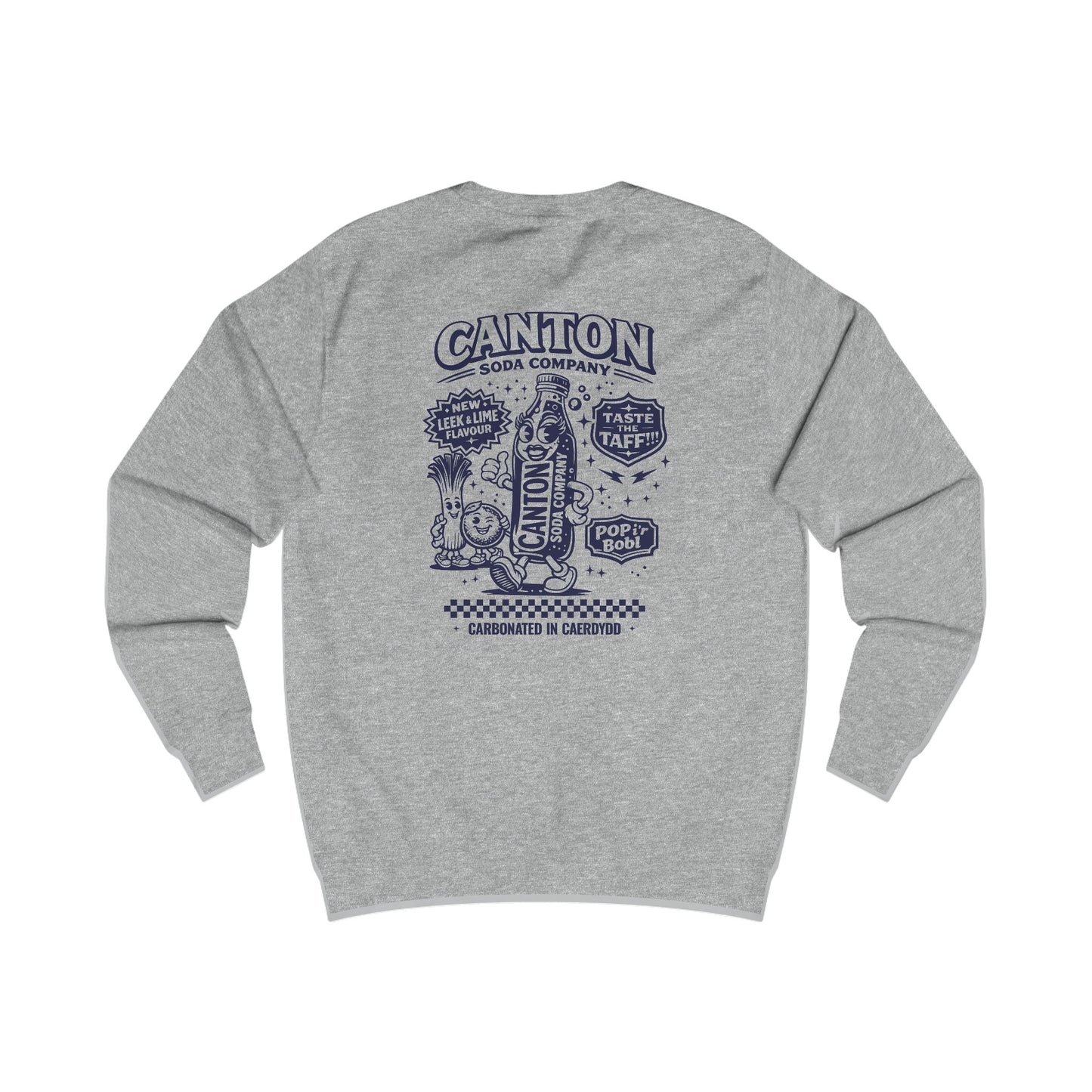 Canton Soda Co. Unisex Sweatshirt - Retro Soda Pop Design (Double Sided)