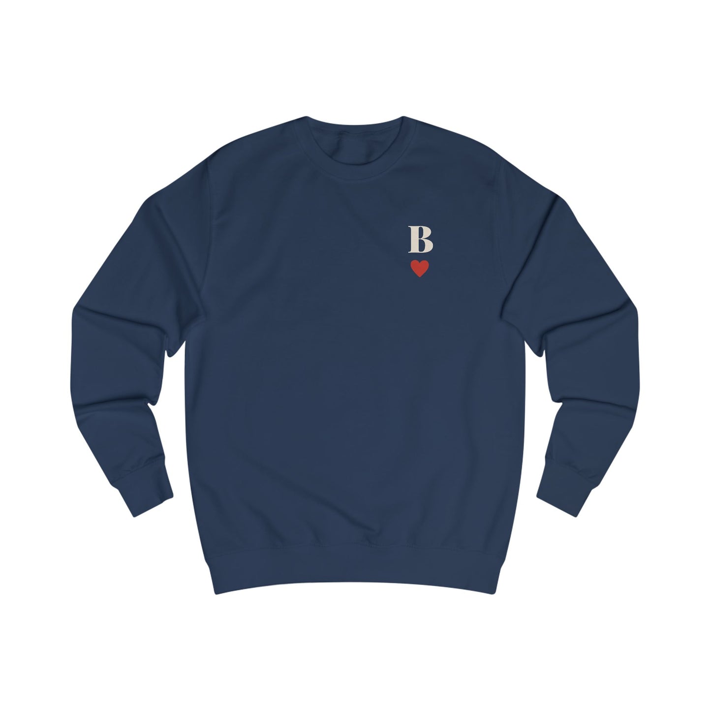 Welsh Queen of Hearts Playing Card Sweatshirt - Brenhines (Double Sided)
