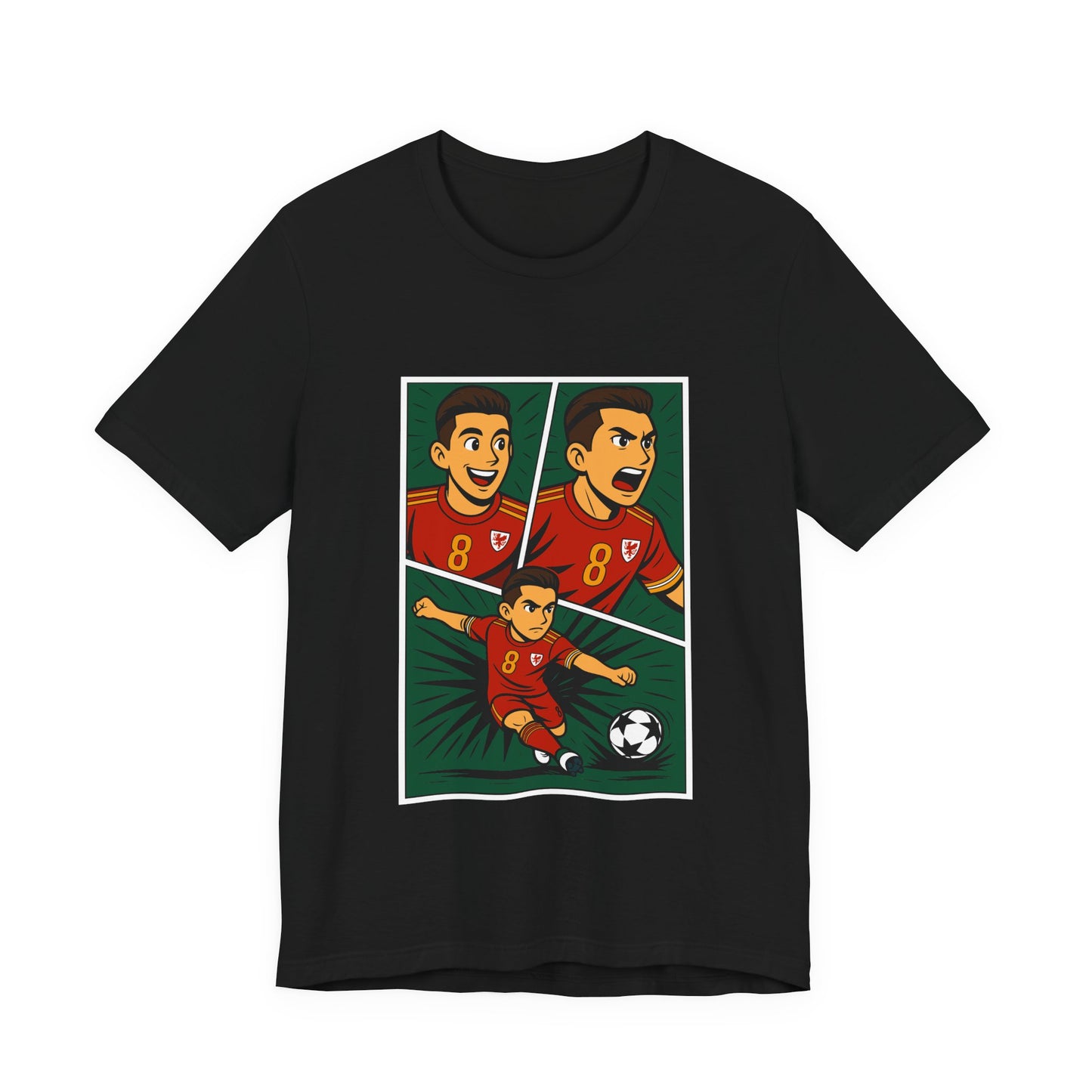Harry Wilson Wales Football Graphic T-Shirt (Unisex)