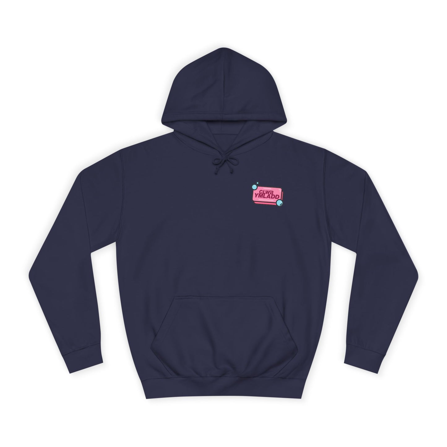 Retro Fight Club Hoodie - 'Clwb Ymladd'