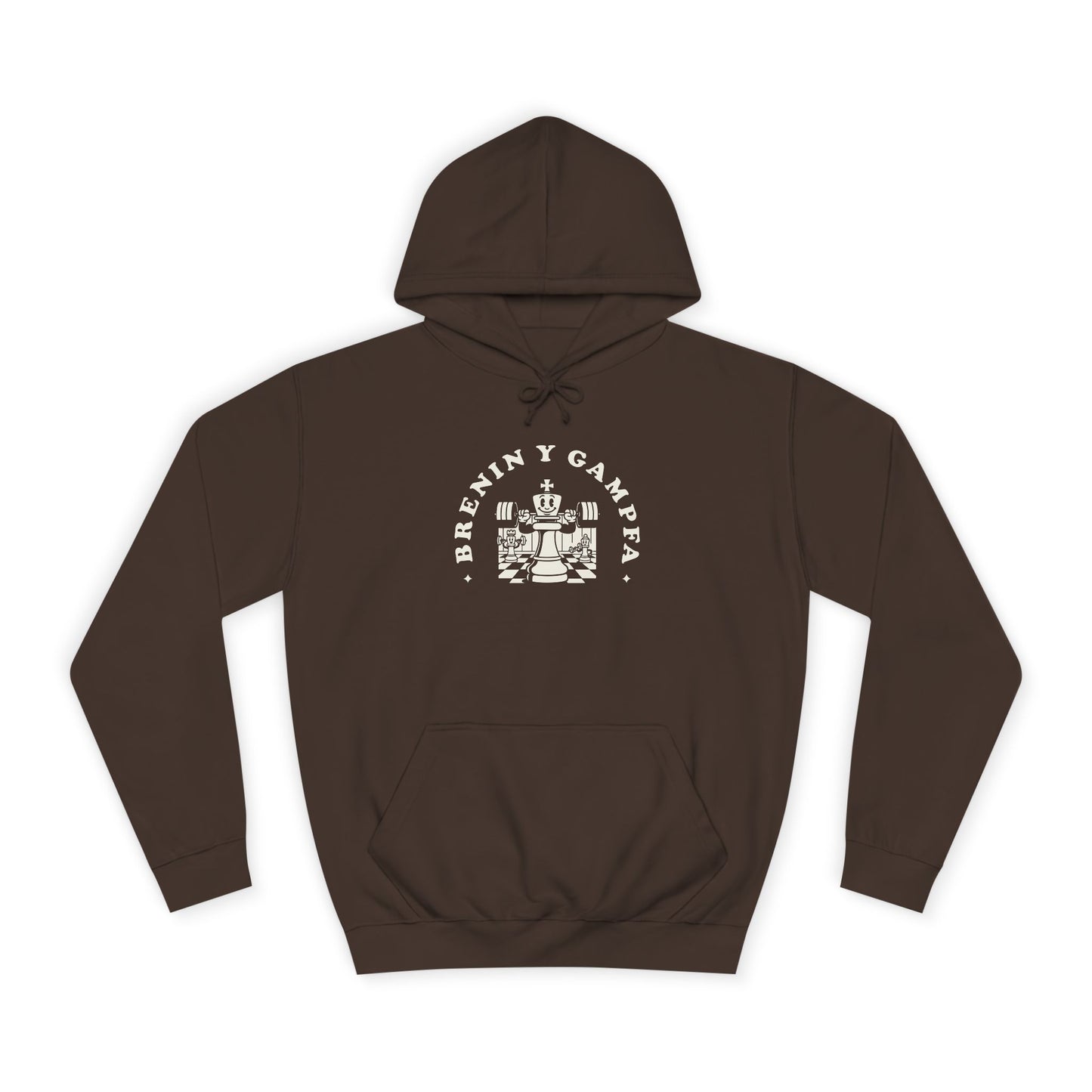 'King Of The Gym' Welsh Unisex Hoodie - 'Brenin y Gampfa'