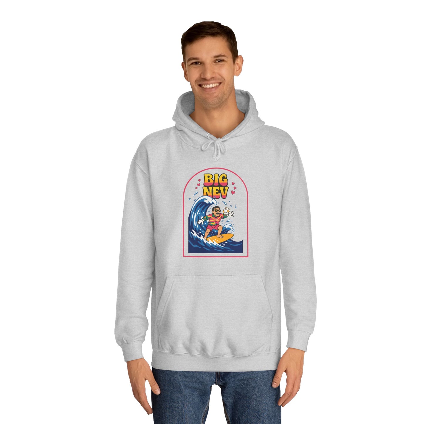 Neville Southall Retro Surfing  Hoodie (Unisex)