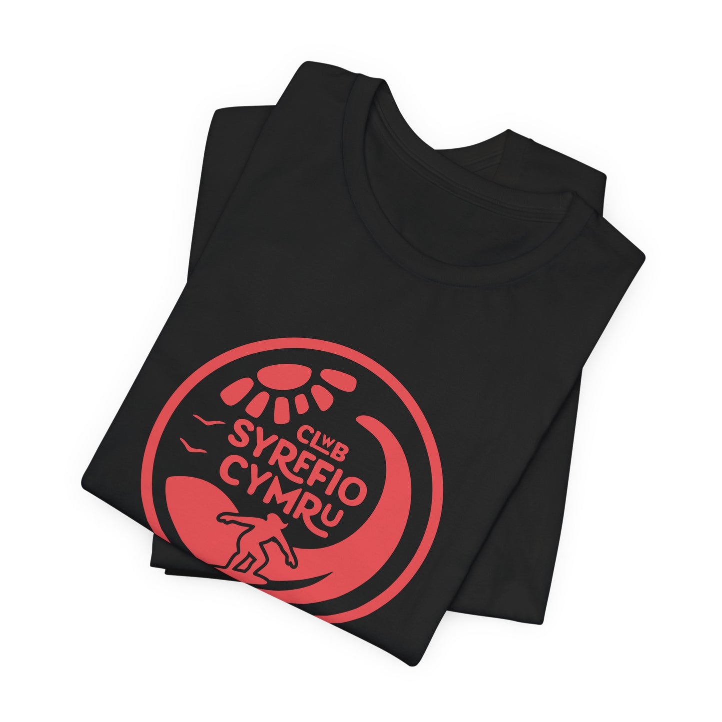 'Clwb Syrffio Cymru' Unisex T-Shirt - Welsh Surf Club Logo Tee