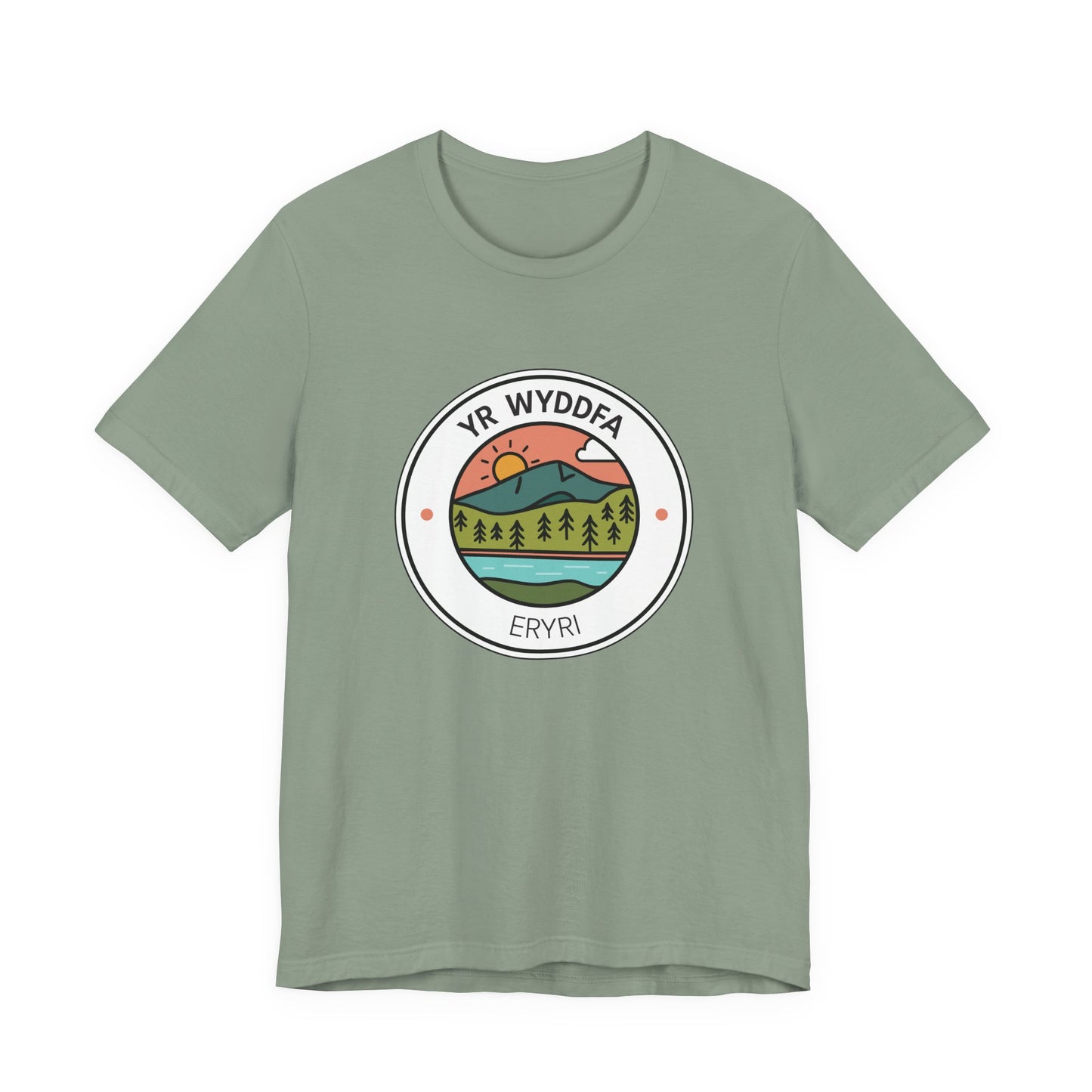 'Yr Wyddfa' T-Shirt (Unisex) - Eryri Scenic Crest