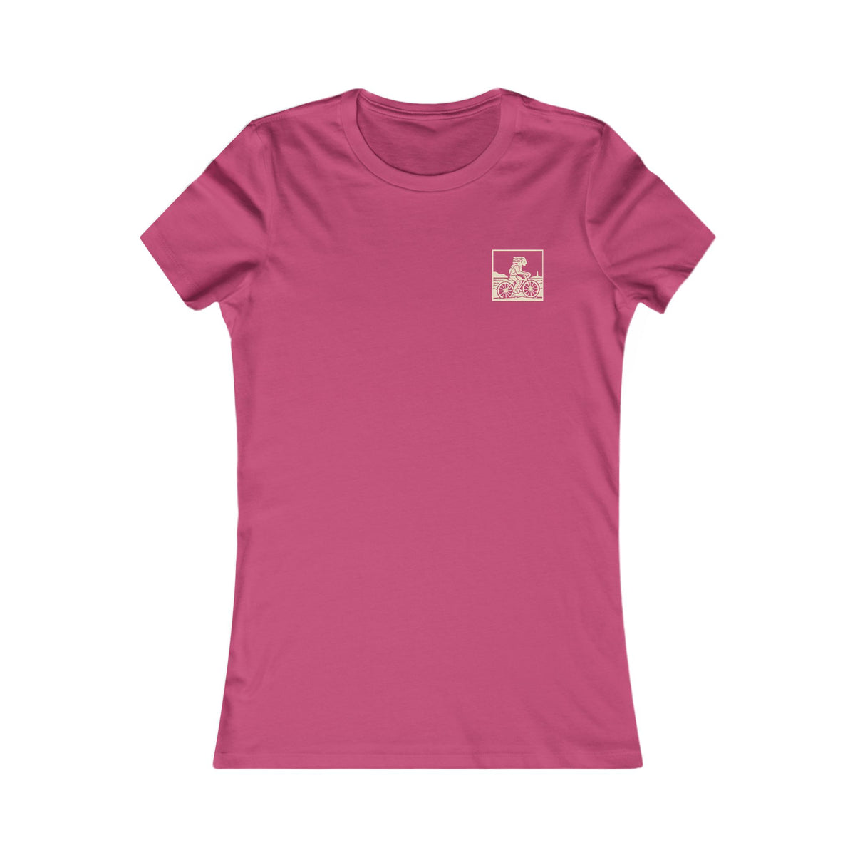 Women's West Wales Cycling  Slim Fit Tee - 'Barod Am Y Daith' (Double Sided)