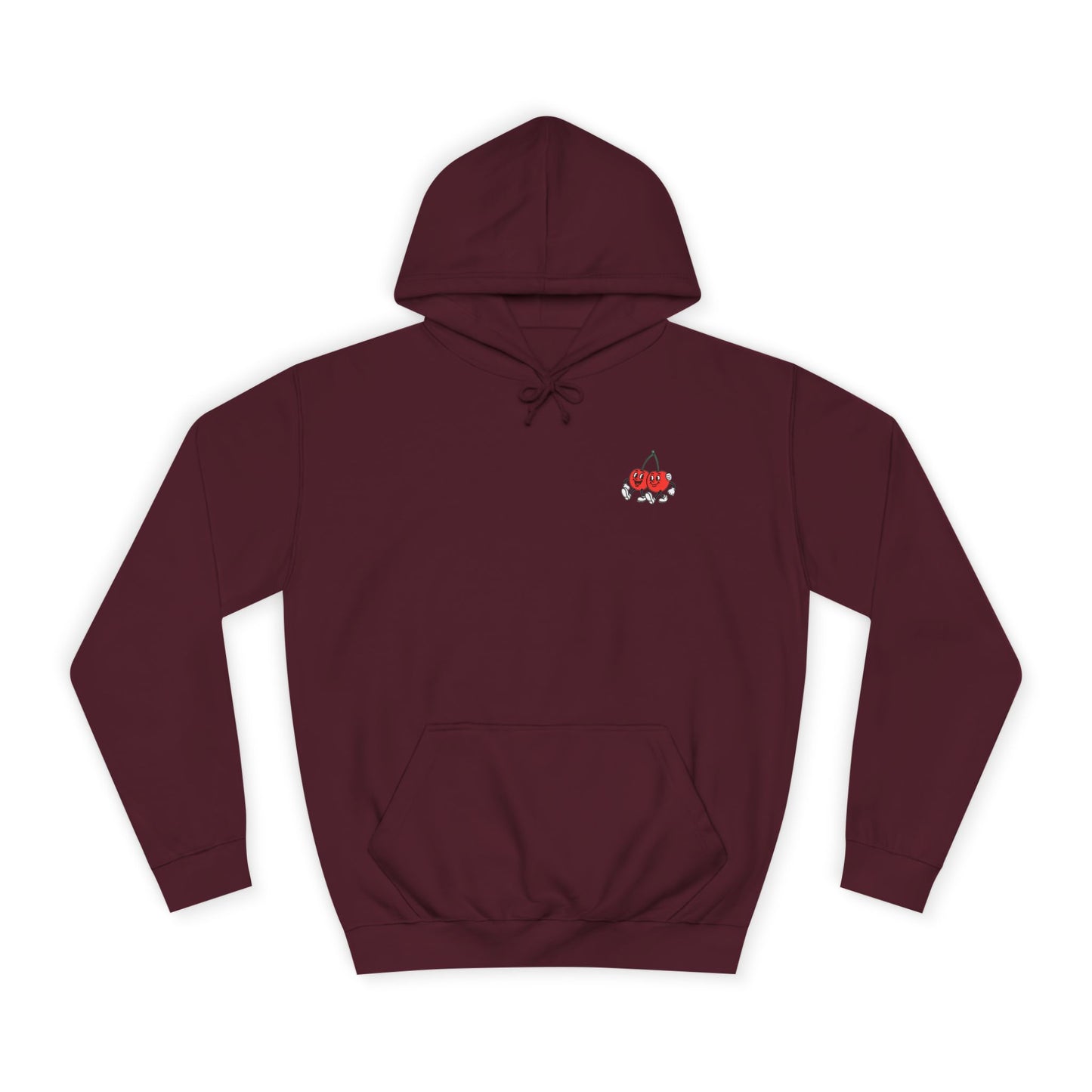 Retro Cherries Patagonia Unisex Hoodie - "Ceirios Trelew" (Double Sided)