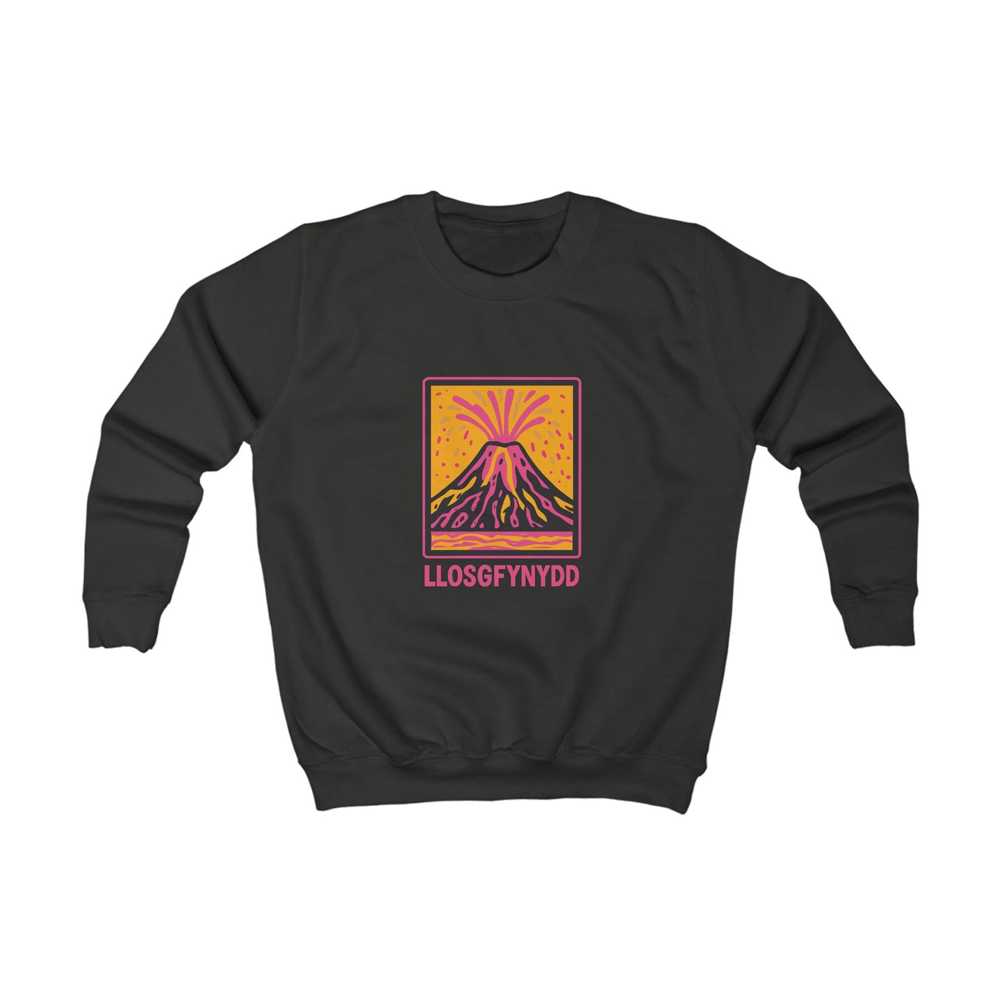 Kids Volcano Sweatshirt - 'Llosgfynydd'