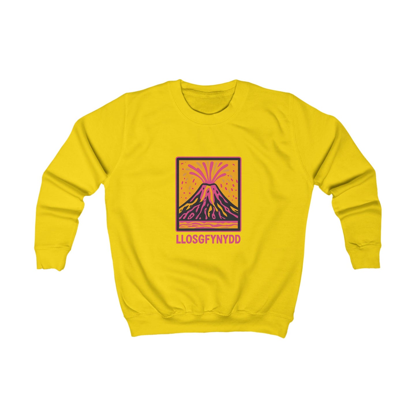 Kids Volcano Sweatshirt - 'Llosgfynydd'