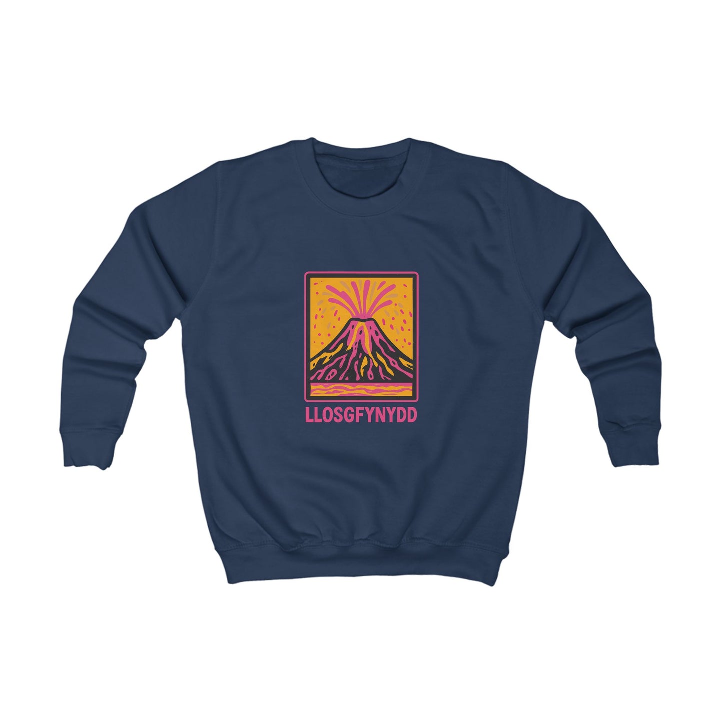 Kids Volcano Sweatshirt - 'Llosgfynydd'
