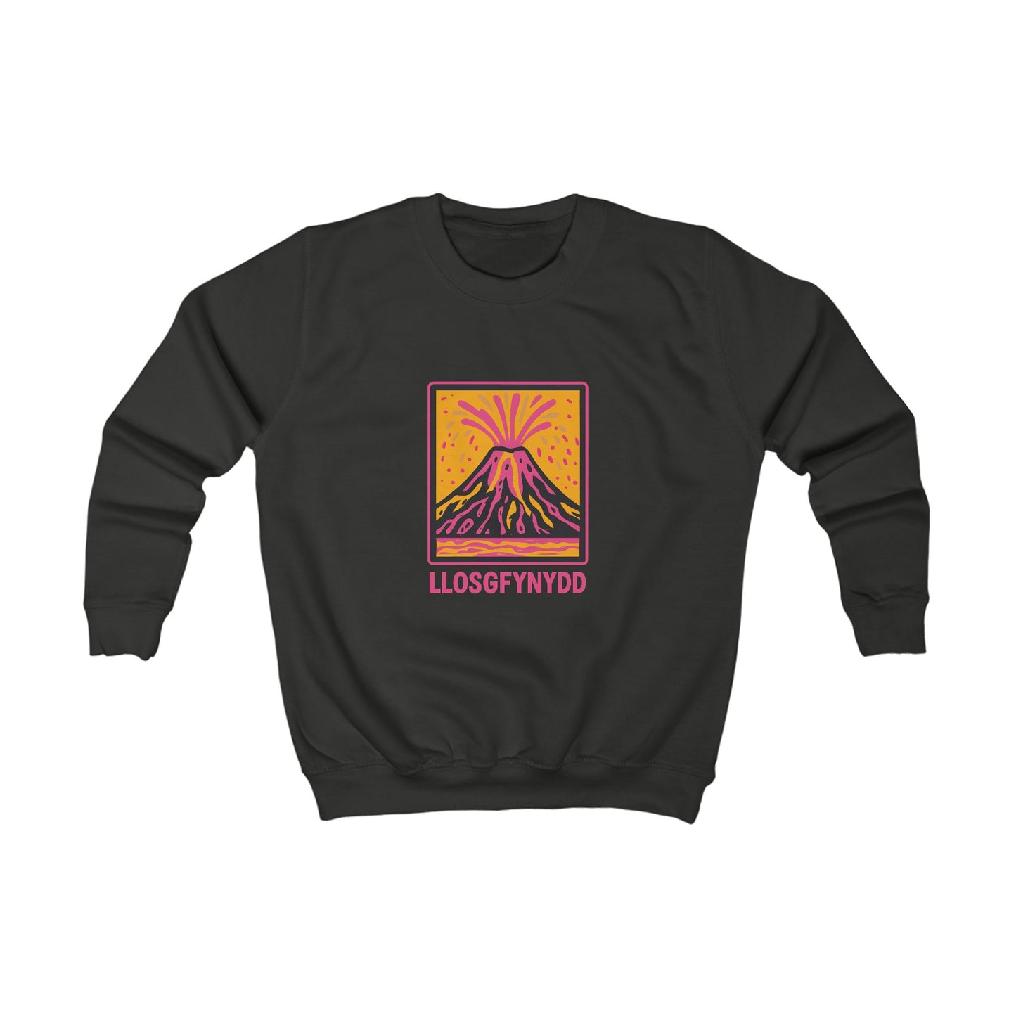 Kids Volcano Sweatshirt - 'Llosgfynydd'