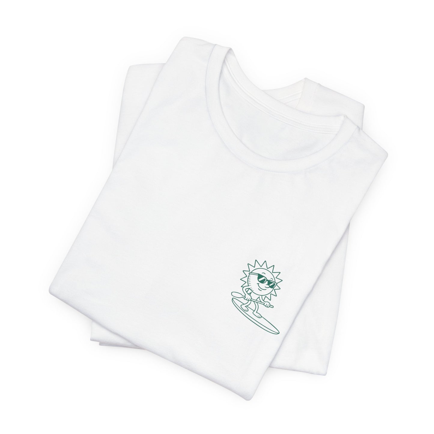 Llangorse Lake Retro Paddleboard Unisex T-Shirt (Double Sided)