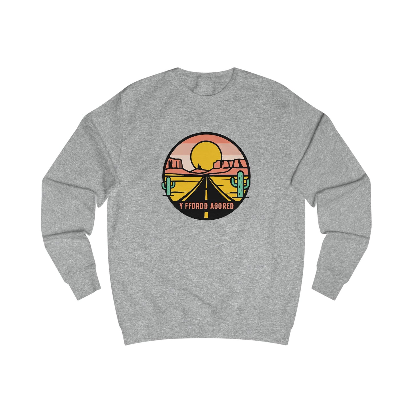 Desert Sunset Unisex Jumper – 'Y Ffordd Agored'