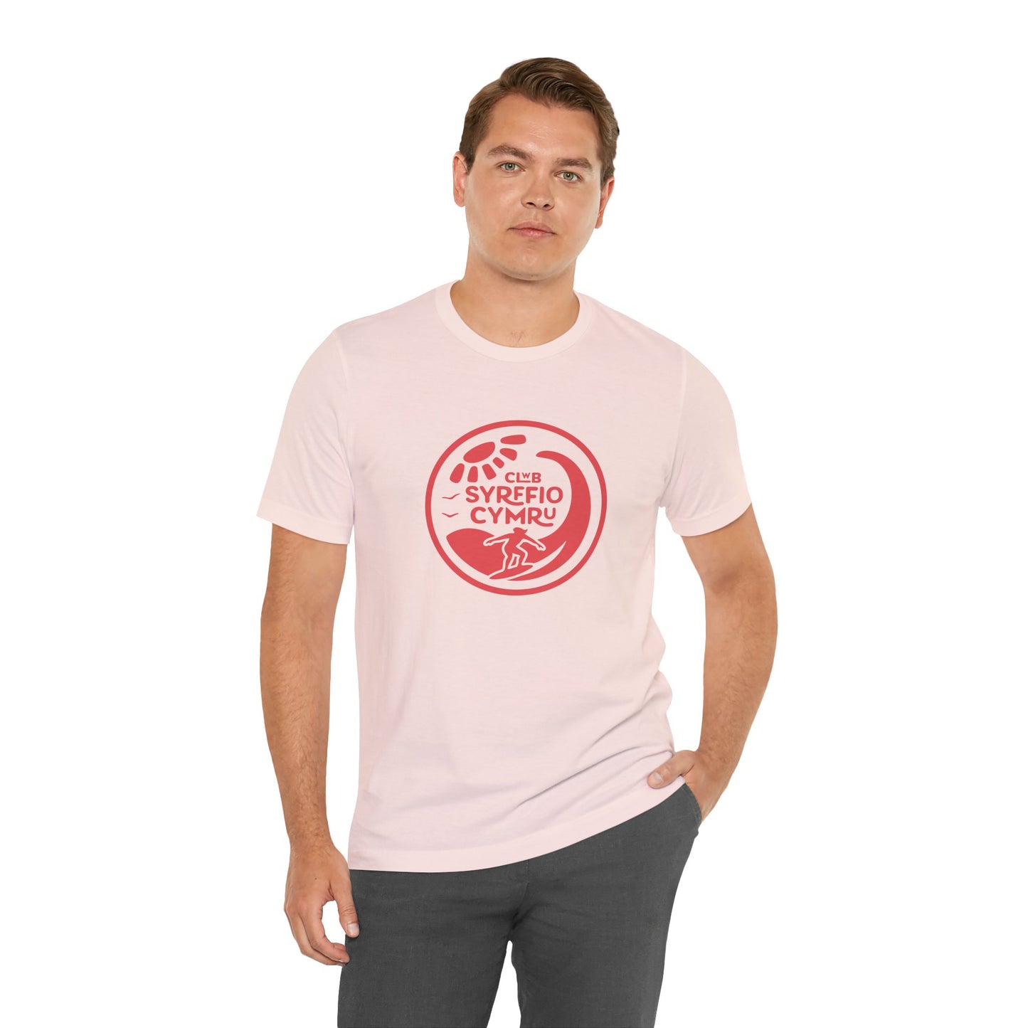 'Clwb Syrffio Cymru' Unisex T-Shirt - Welsh Surf Club Logo Tee