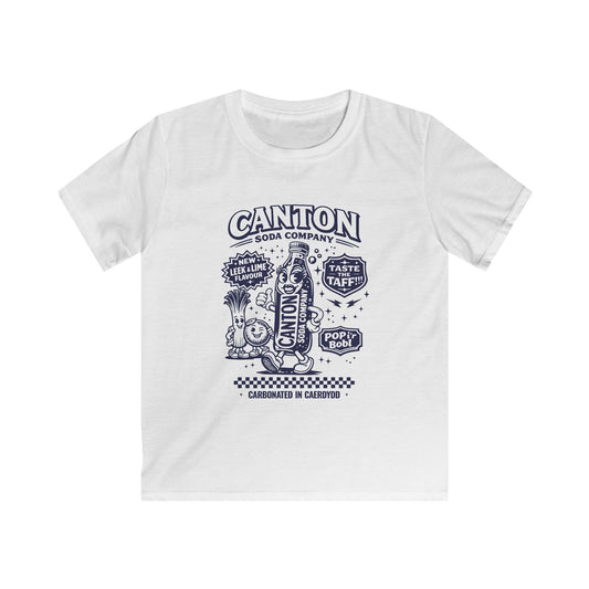 Kids Soda Pop T-Shirt - Canton Soda Co. Retro Bottle Design