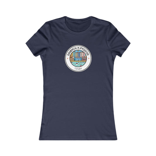Women's Tenby Tee — Vintage 'Dinbych Y Pysgod' Vintage T-Shirt