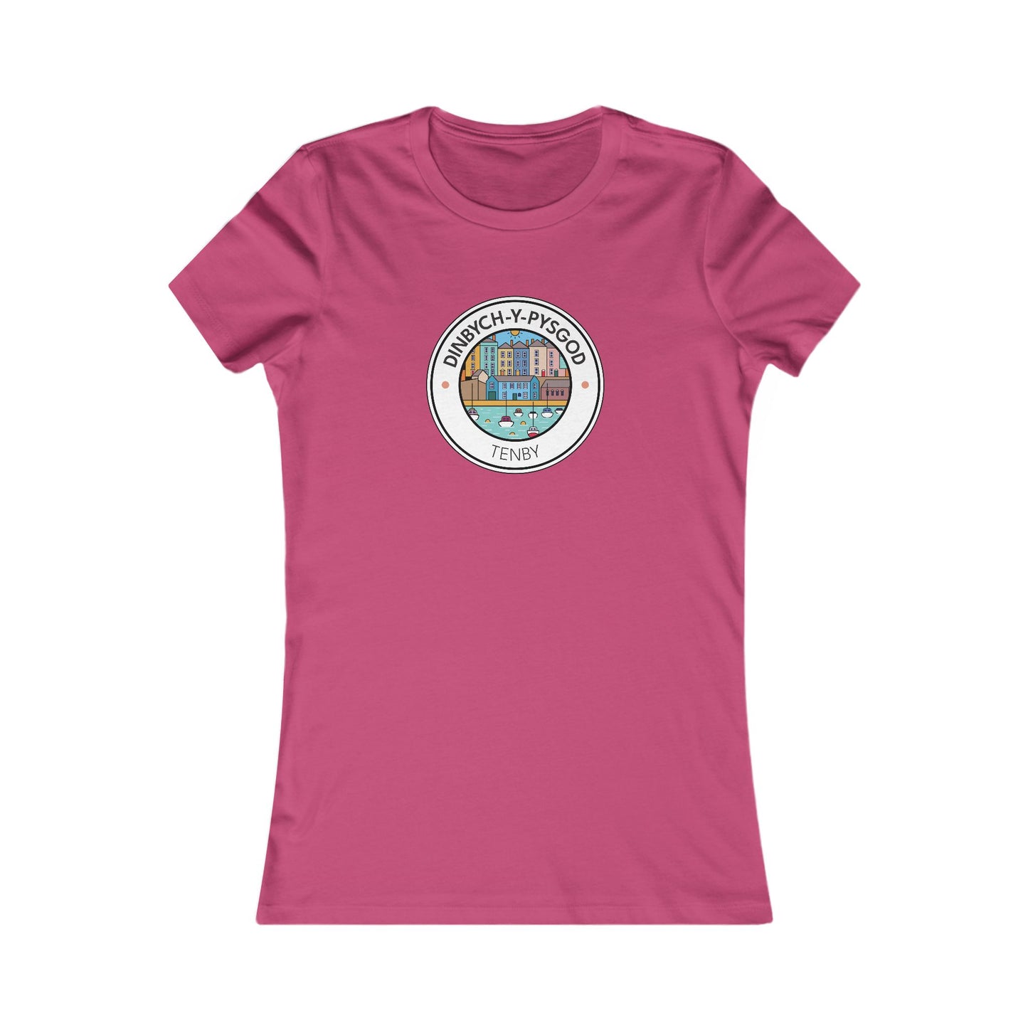 Women's Tenby Tee — Vintage 'Dinbych Y Pysgod' Vintage T-Shirt