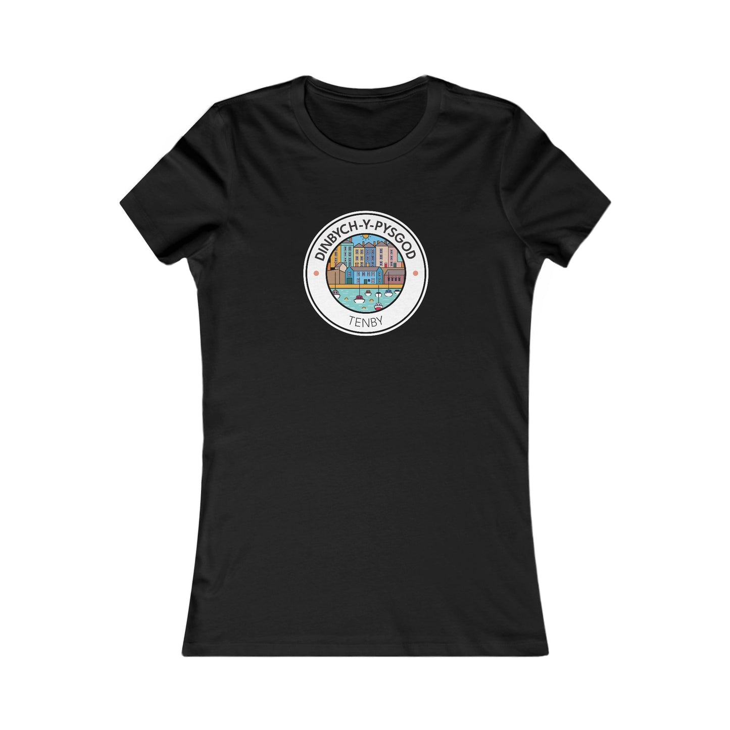 Women's Tenby Tee — Vintage 'Dinbych Y Pysgod' Vintage T-Shirt