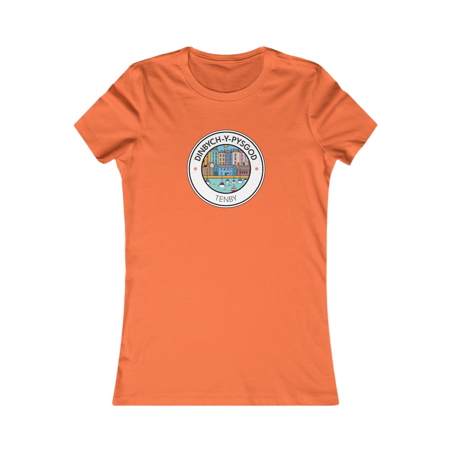 Women's Tenby Tee — Vintage 'Dinbych Y Pysgod' Vintage T-Shirt