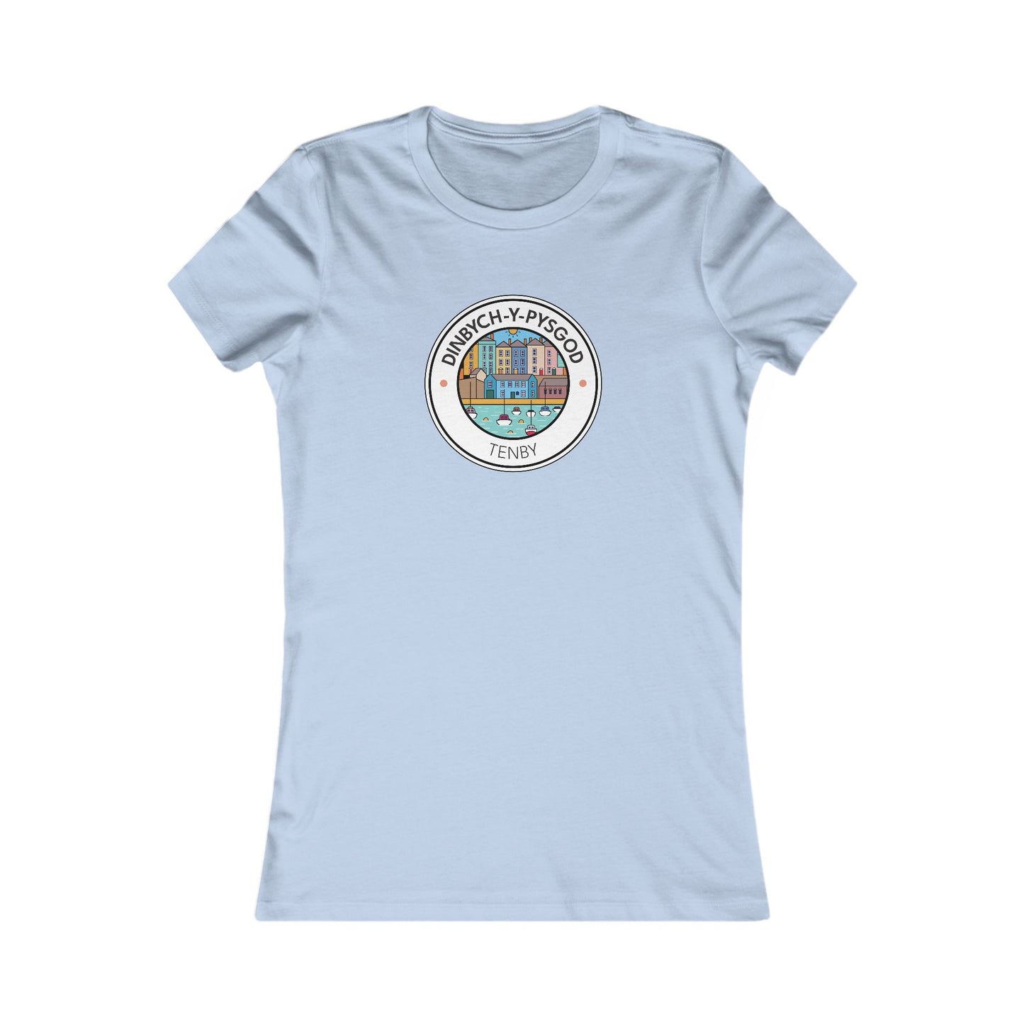 Women's Tenby Tee — Vintage 'Dinbych Y Pysgod' Vintage T-Shirt