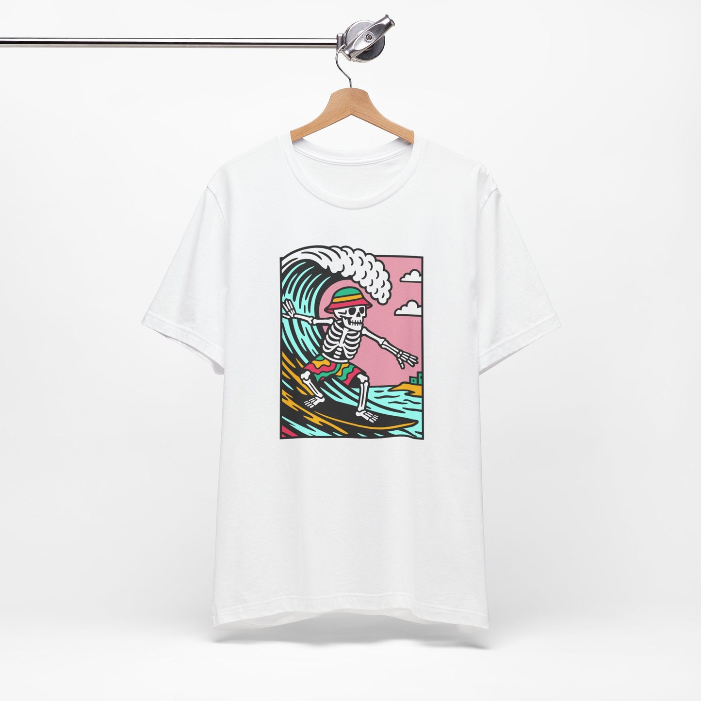 Skeleton Glyndŵr Surfer Graphic Tee (Unisex)