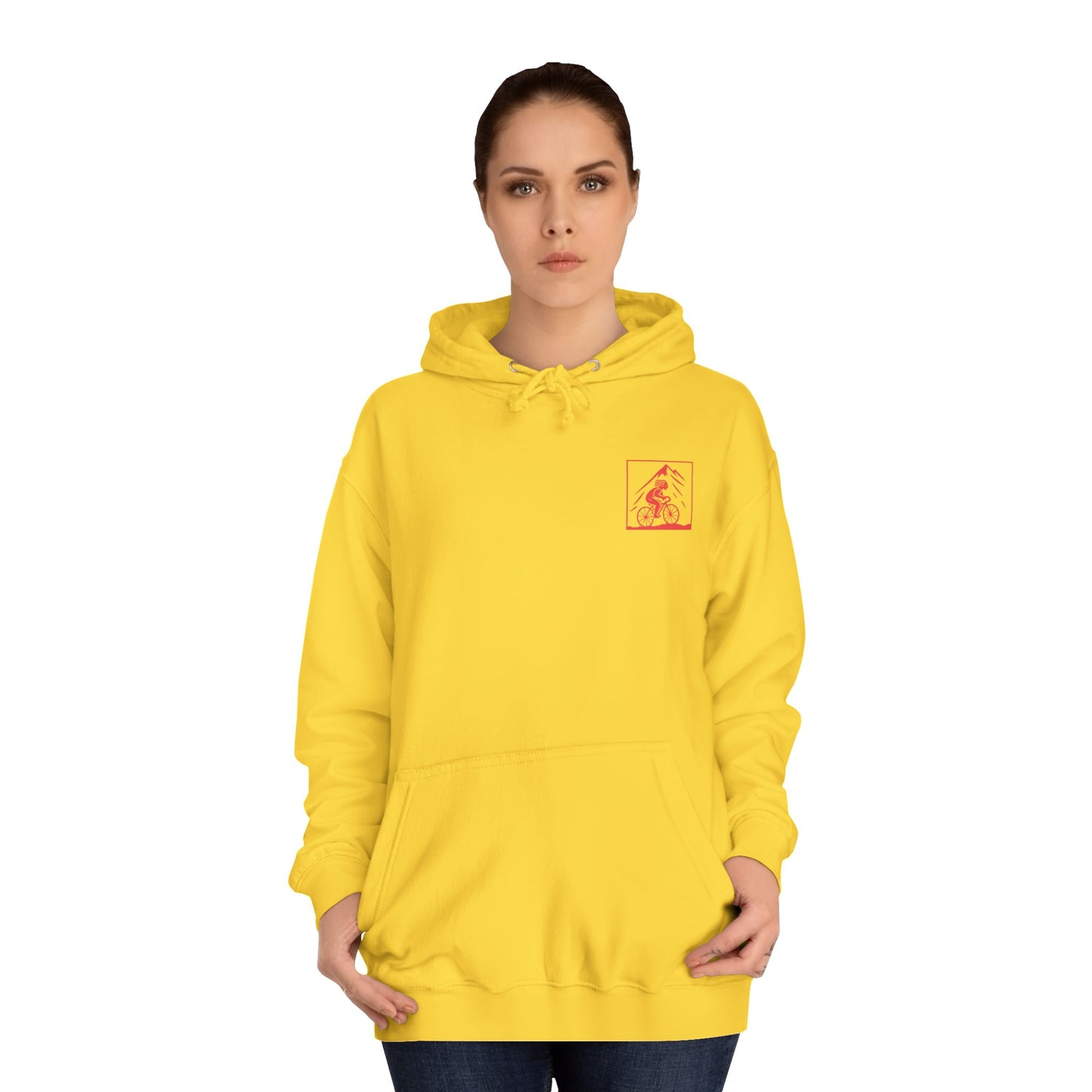 North Wales Cycling Unisex Hoodie -  'Barod Am y Daith' (Double Sided)