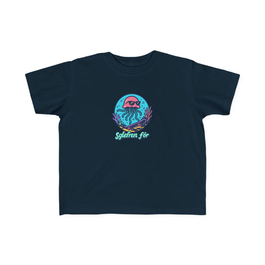 Toddler Skateboarding Jellyfish T-Shirt - 'Sglefren Fôr'