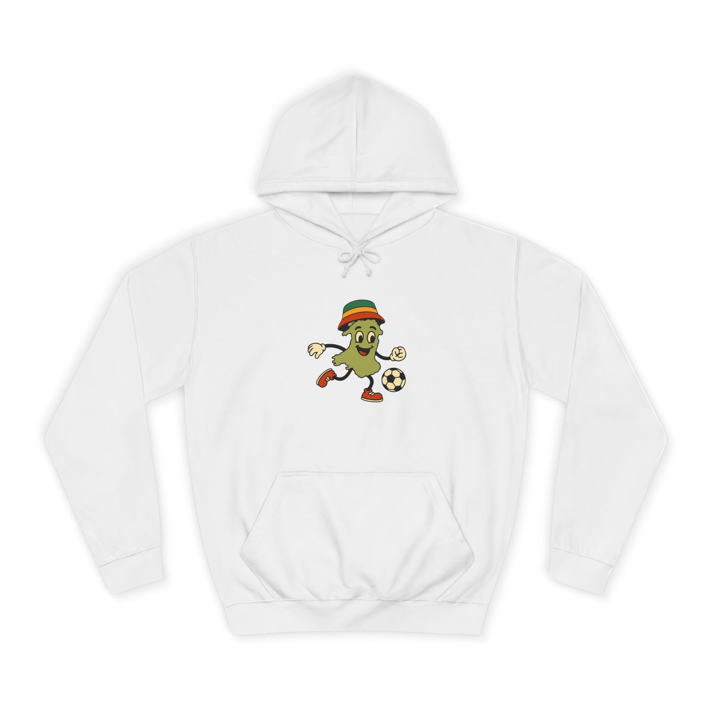 Retro Wales Map Football Hoodie (Unisex)
