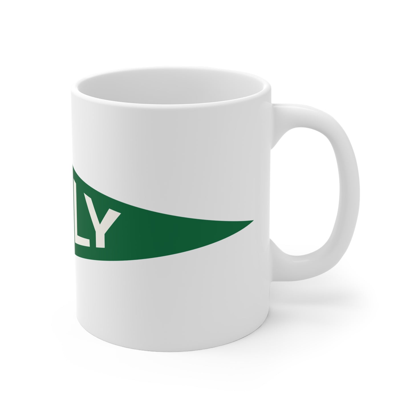 Caerphilly Green Pennant Coffee Mug