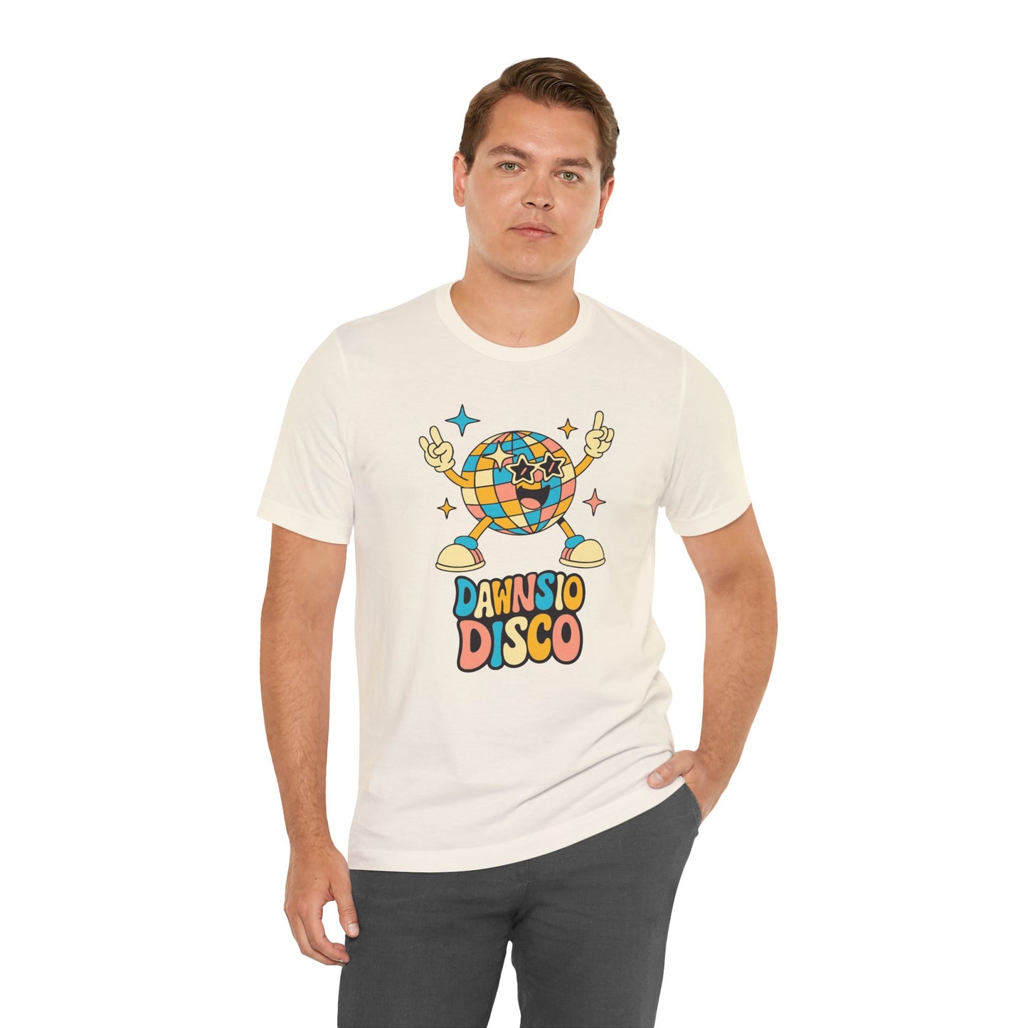 'Dawnsio Disco' Unisex T-Shirt - Retro Disco Ball Tee