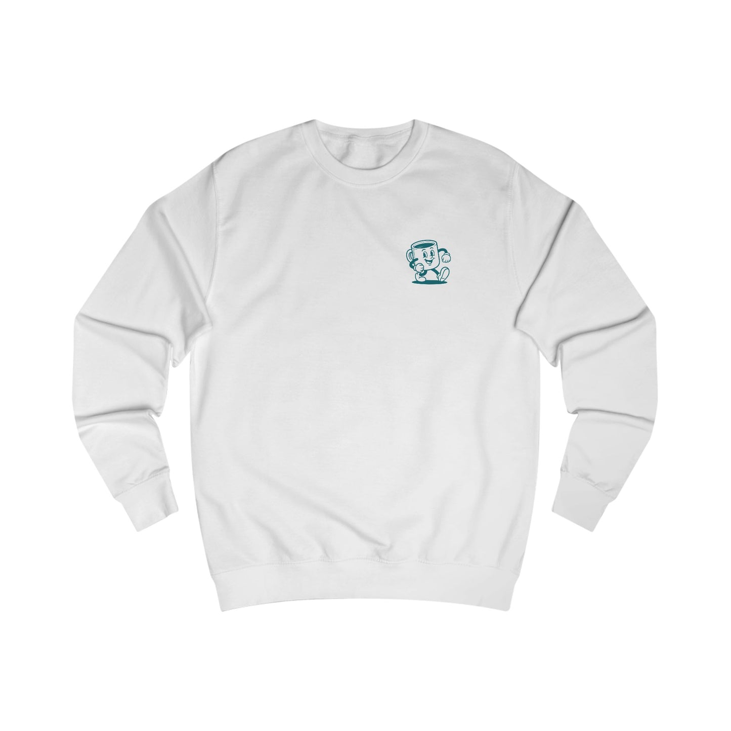 Retro Coffee Unisex Jumper - Welsh Language 'Bore Da' (Double Sided)
