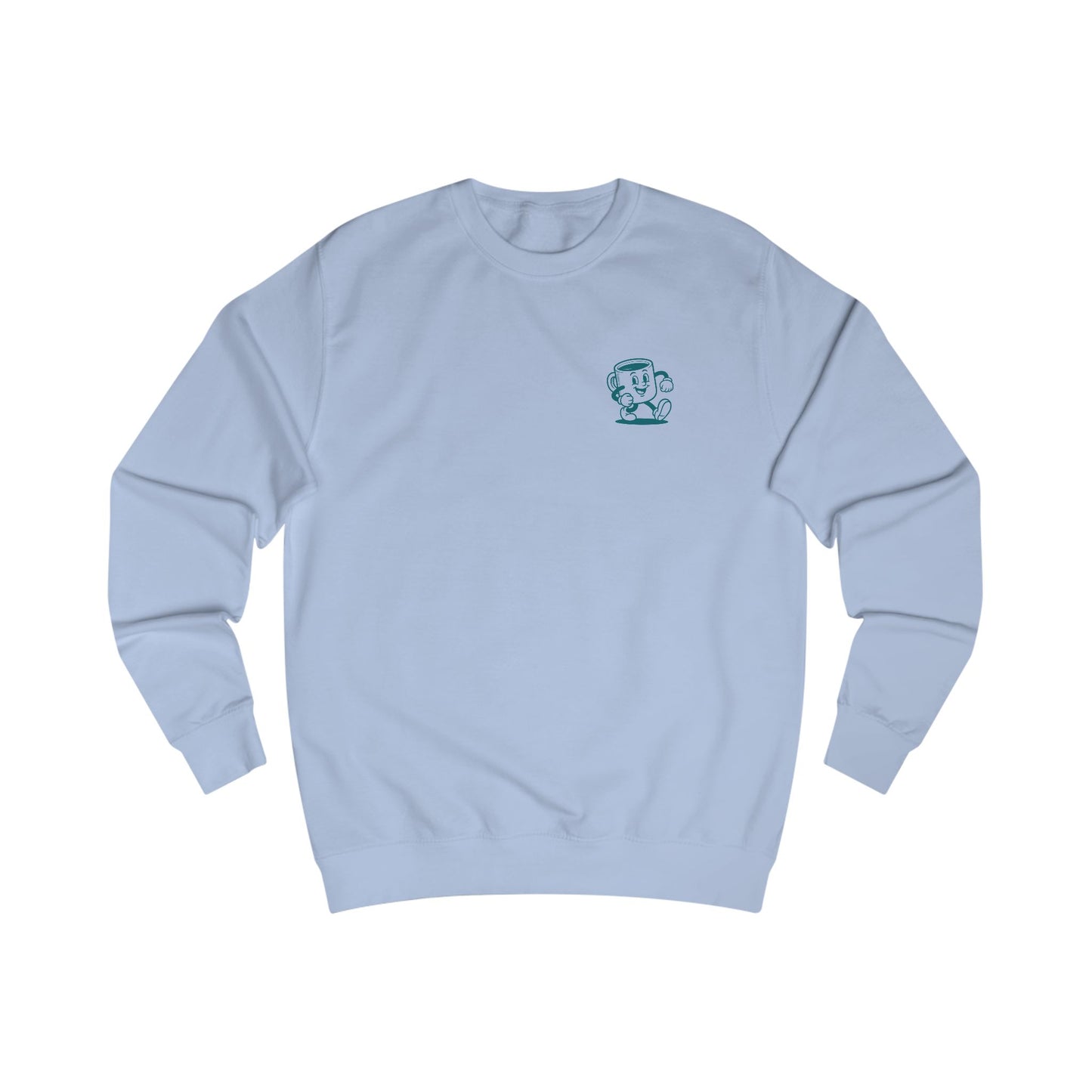 Retro Coffee Unisex Jumper - Welsh Language 'Bore Da' (Double Sided)