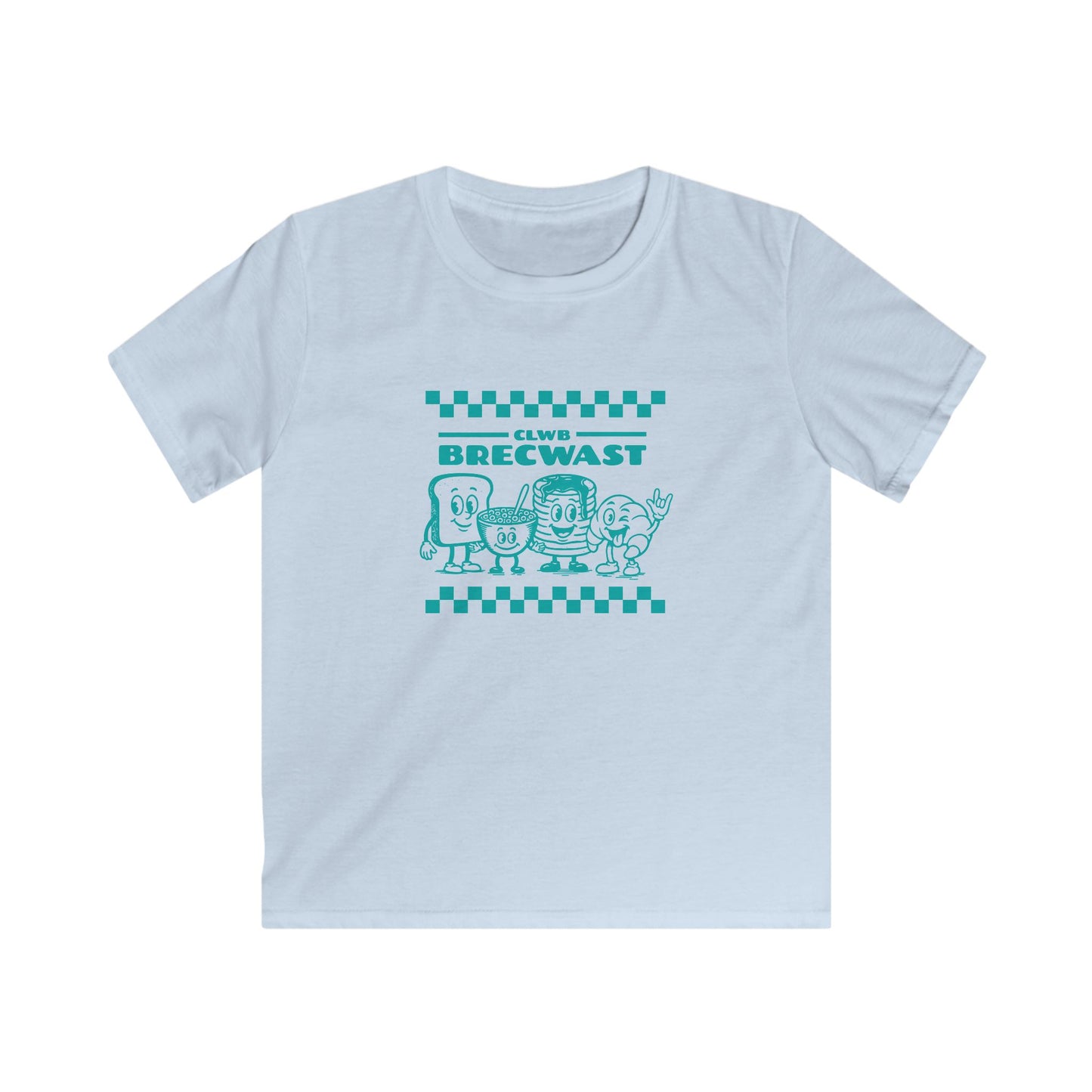 Clwb Brewcast Retro Kids Cartoon Tee - Vintage Breakfast Club T-Shirt