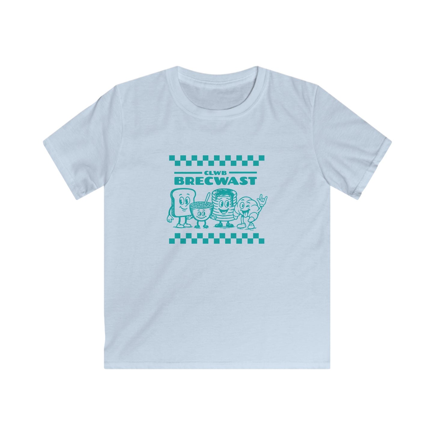 Clwb Brewcast Retro Kids Cartoon Tee - Vintage Breakfast Club T-Shirt