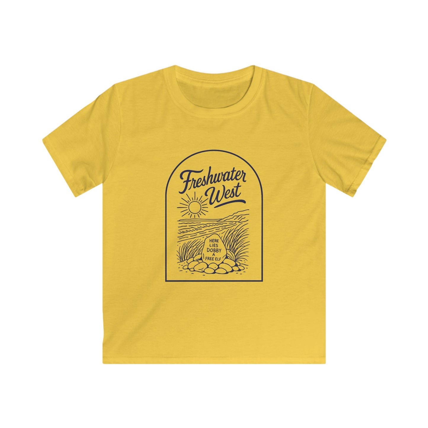 Freshwater West Kids Beach T-shirt - Harry Potter - Dobby's Grave Location