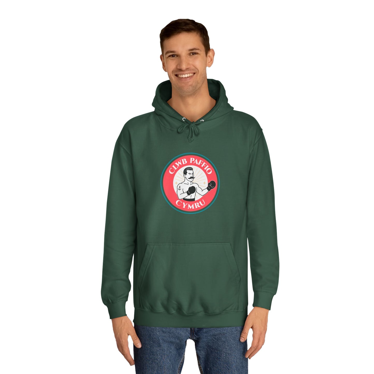 Clwb Paffio Cymru - Retro Boxing Unisex Hoodie
